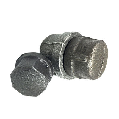 Formbares Eisen-Fittings-formbares Eisen-Kappen FM-ULs mit Innengewinde