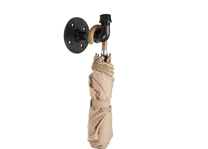 Formbares Eisen-industrieller Rohr-Garderobenständer für hängende Mantel-einfache Installation