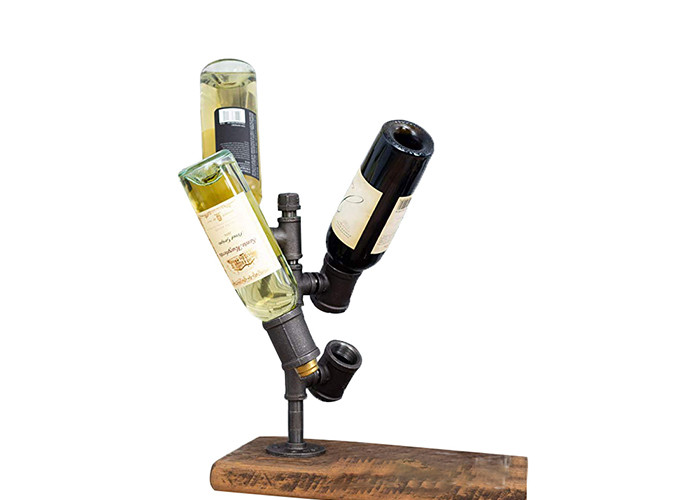 Industrieller Flaschen-Weinregal-Wein-Halter des Rohr-4 für Küchen-/Ausgangsbar